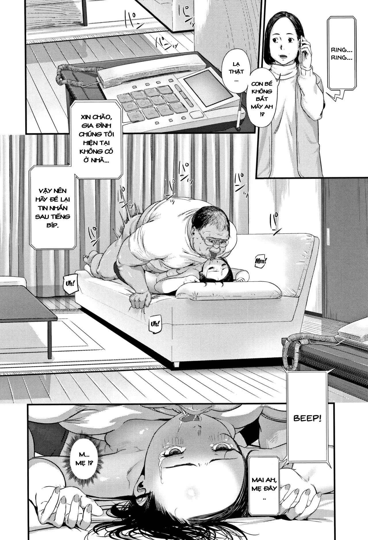 HentaiVN.net - Ảnh 17 - RusubanDenwa [Answering Machine ; Hijitsuzaisei Shoujo] - Oneshot