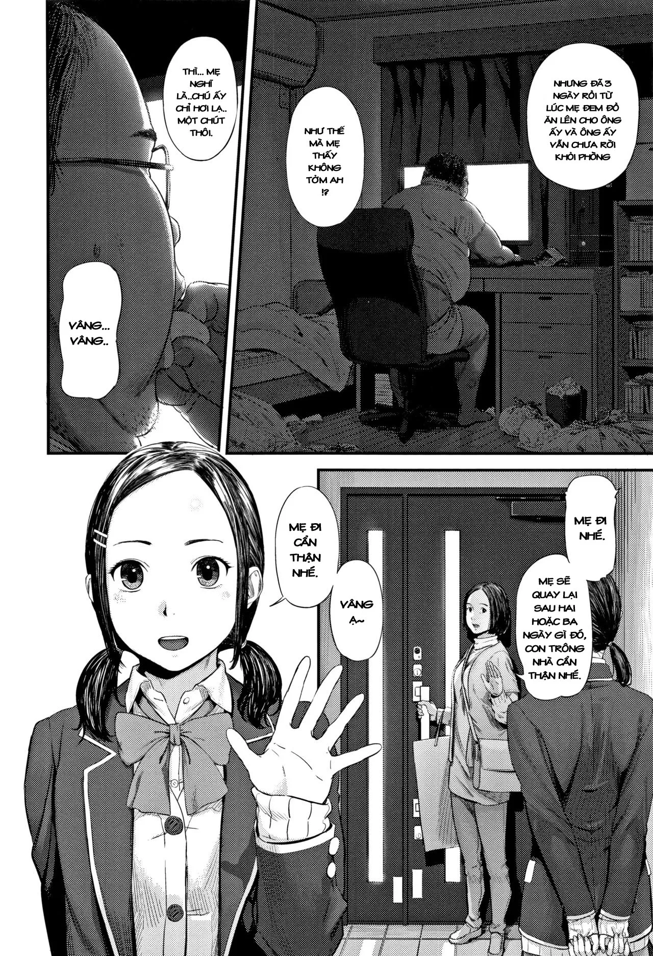 HentaiVN.net - Ảnh 3 - RusubanDenwa [Answering Machine ; Hijitsuzaisei Shoujo] - Oneshot