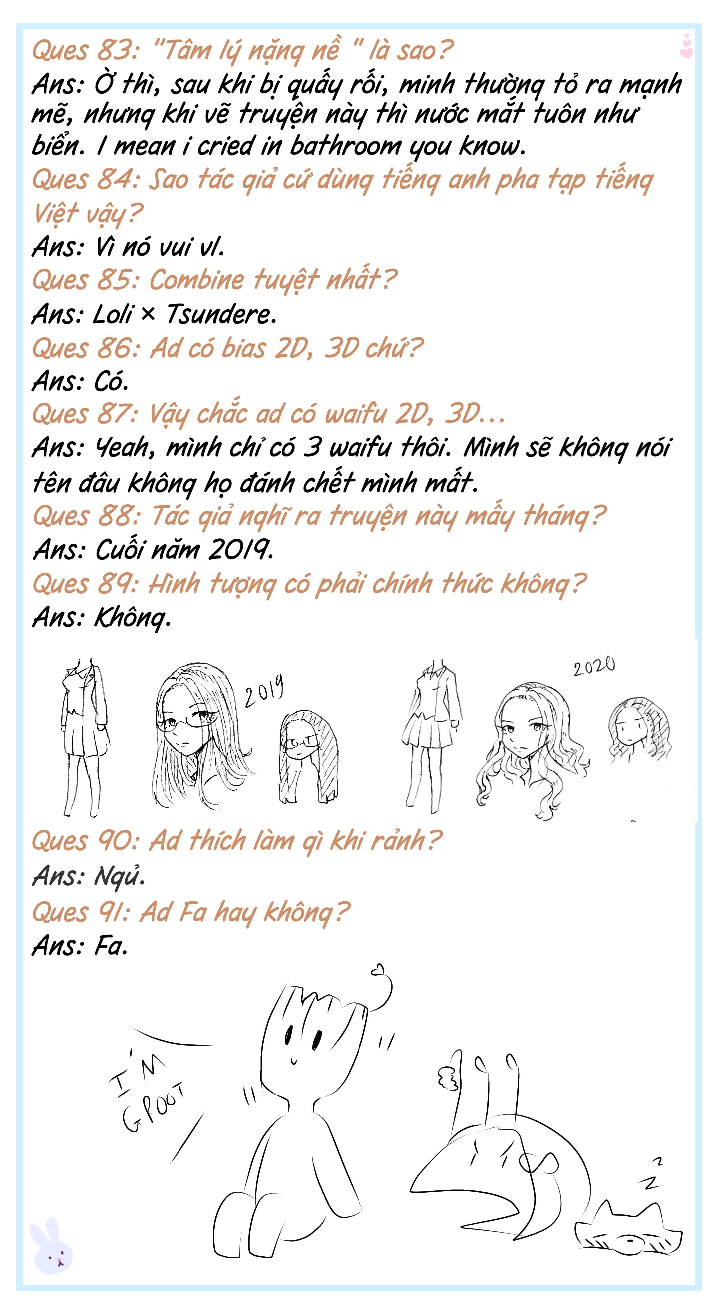 HentaiVN.net - Ảnh 14 - Never Forget, Never Forgive [Truyện Ngày Xưa, The Pen] - Q n A (Tự hỏi tự trả lời)
