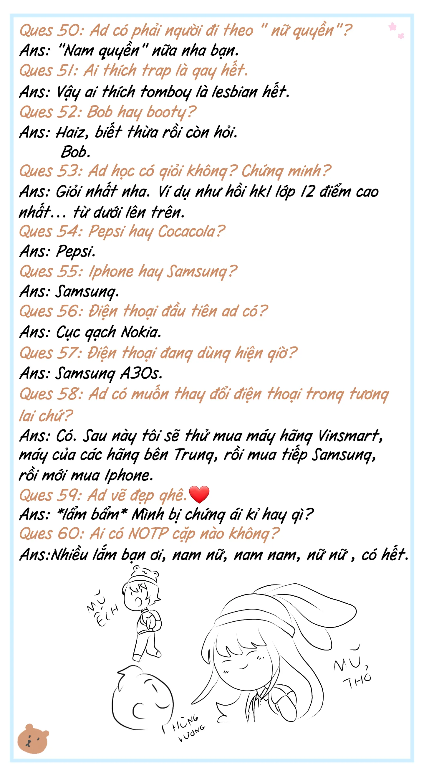 HentaiVN.net - Ảnh 9 - Never Forget, Never Forgive [Truyện Ngày Xưa, The Pen] - Q n A (Tự hỏi tự trả lời)