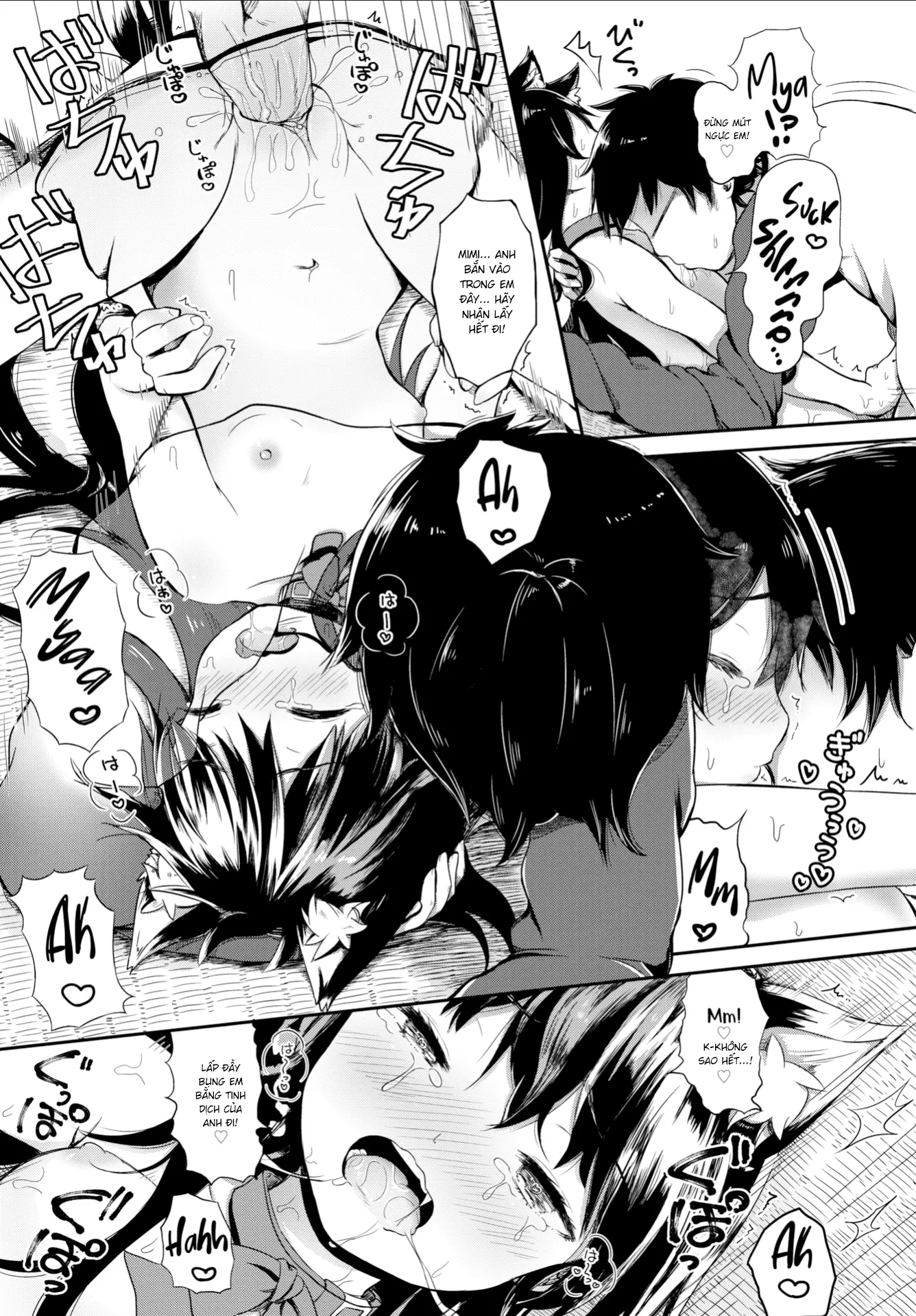 HentaiVN.net - Ảnh 9 - Mèo Trả Ơn! [Full-Throttle Kitty!] - Oneshot