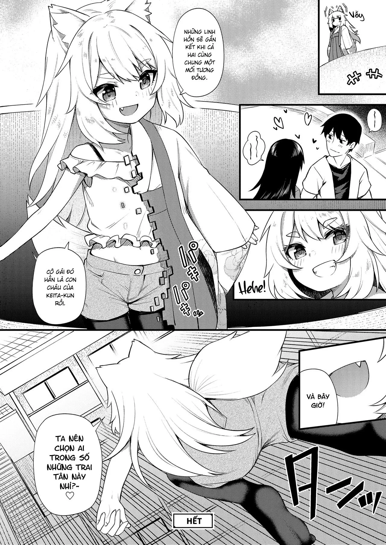 HentaiVN.net - Ảnh 28 - Thần Cáo Tình Yêu [Musubi no Machi, The Town of Matrimony, 結びの町] - Oneshot