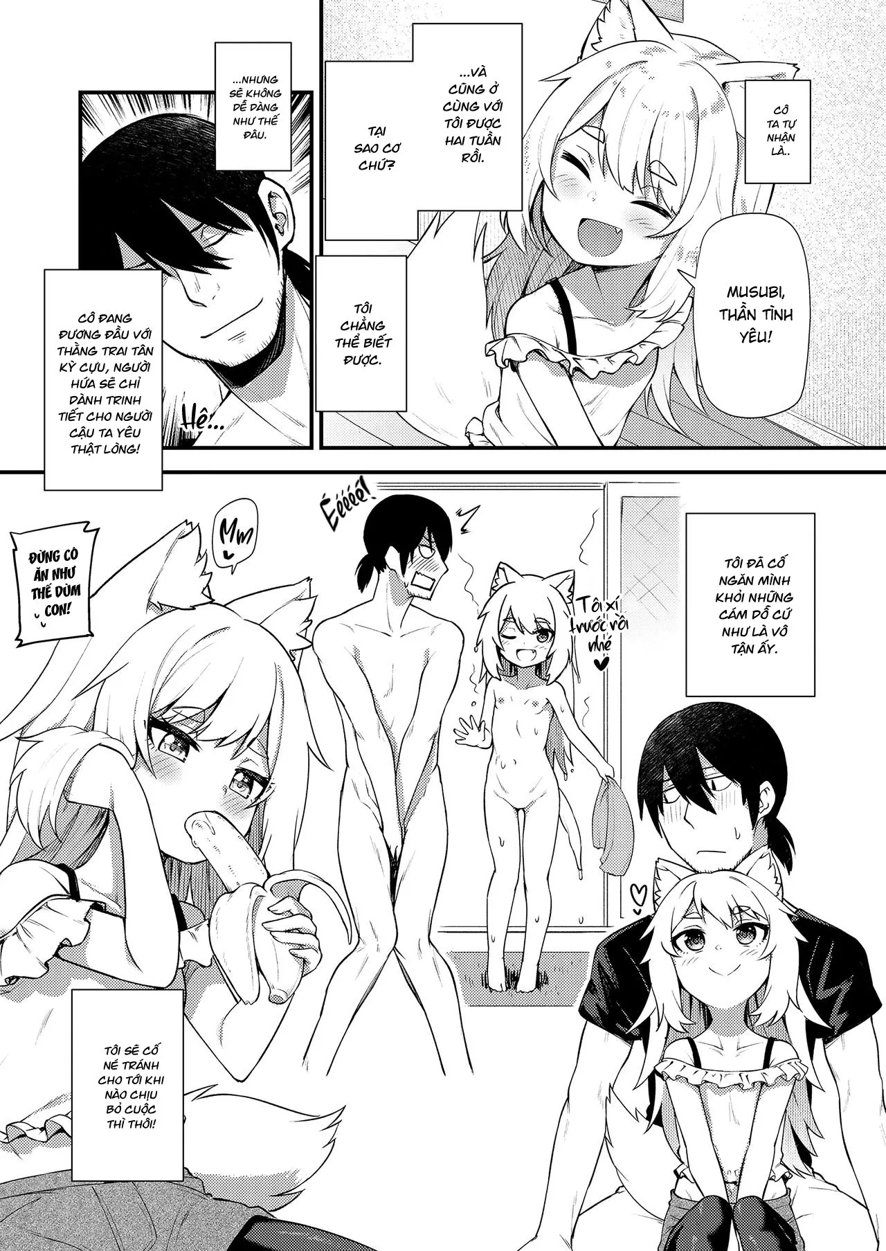 HentaiVN.net - Ảnh 3 - Thần Cáo Tình Yêu [Musubi no Machi, The Town of Matrimony, 結びの町] - Oneshot