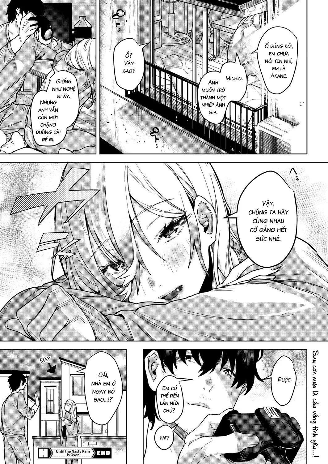 HentaiVN.net - Ảnh 22 - Until the Nasty Rain is Over - Oneshot