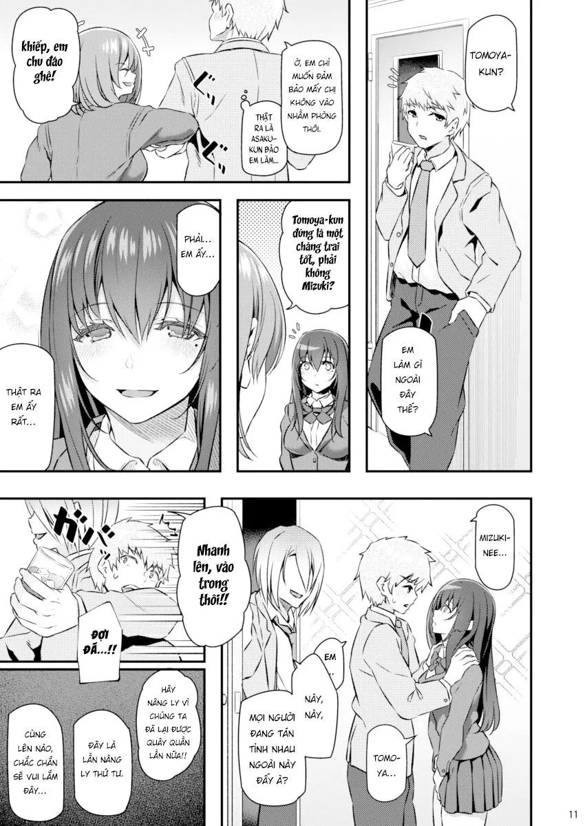 HentaiVN.net - Ảnh 11 - Suika Ni [Suika] - Chap 01 - Buổi giao lưu nhóm.