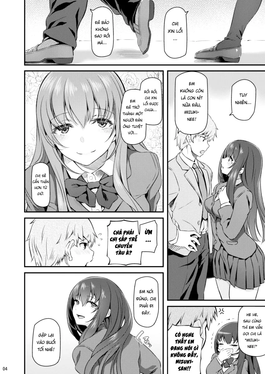 HentaiVN.net - Ảnh 4 - Suika Ni [Suika] - Chap 01 - Buổi giao lưu nhóm.