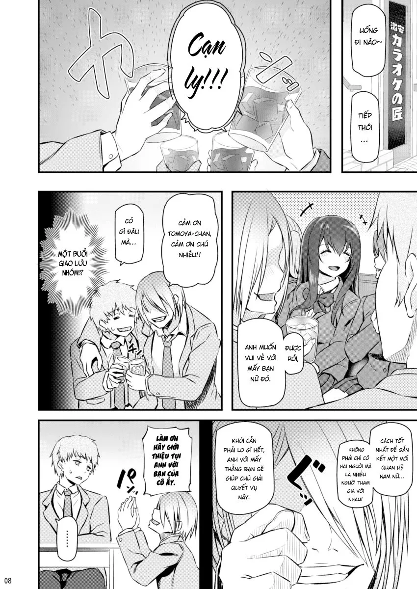 HentaiVN.net - Ảnh 8 - Suika Ni [Suika] - Chap 01 - Buổi giao lưu nhóm.