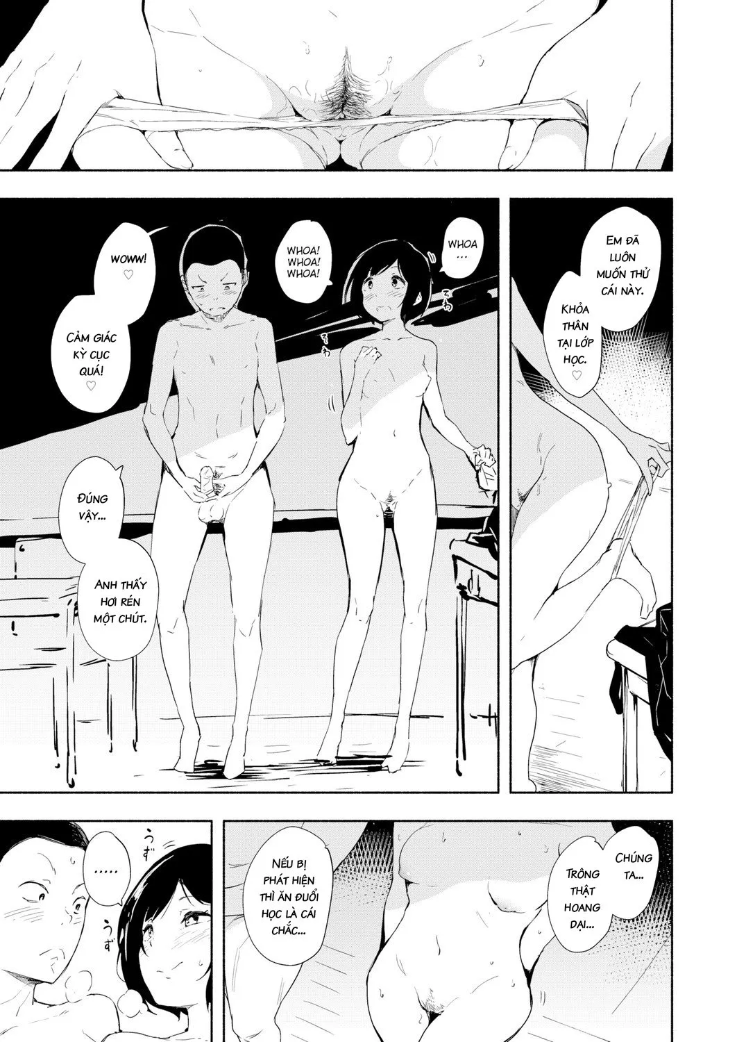HentaiVN.net - Ảnh 9 - School’s Scenery - Oneshot