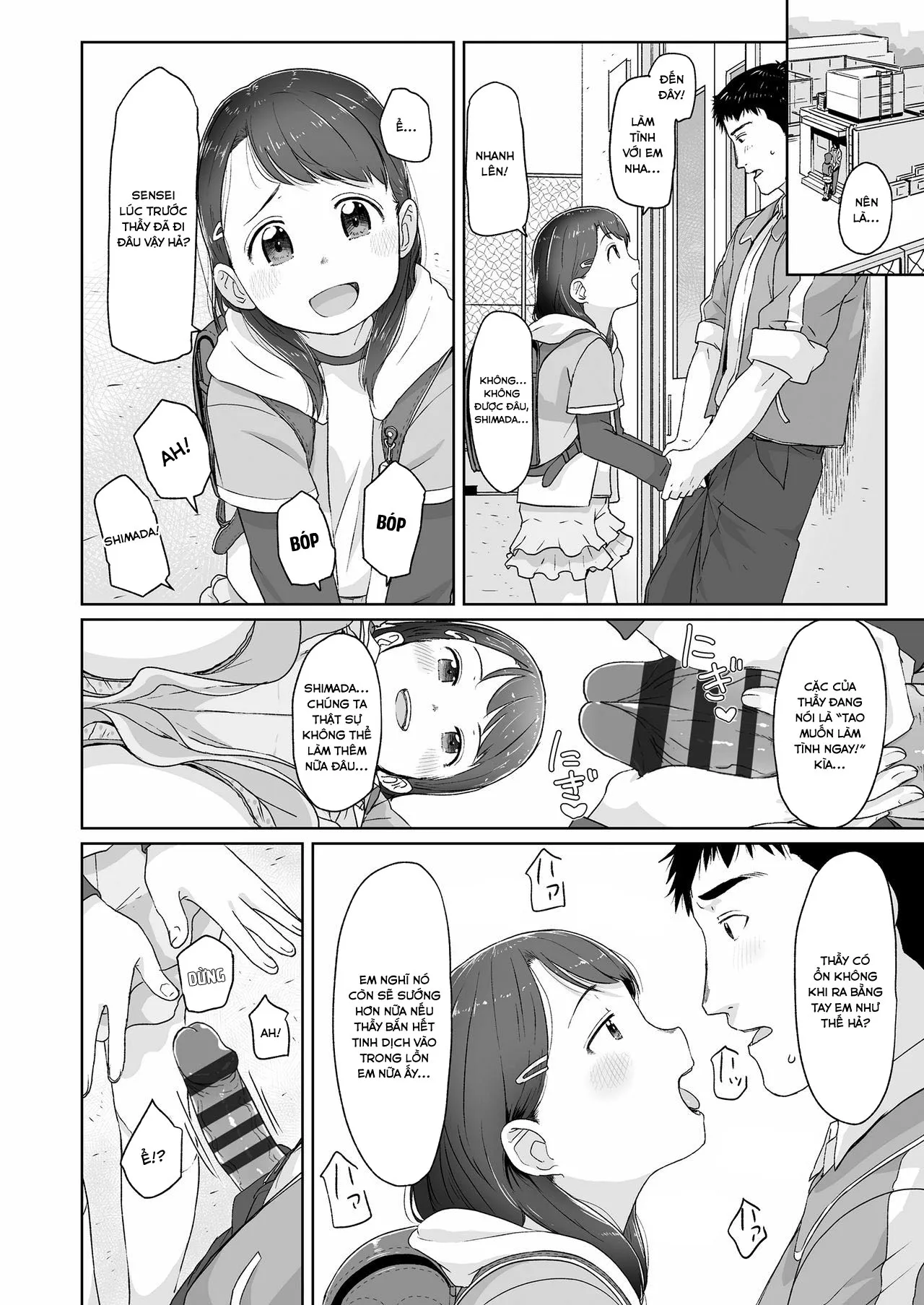 HentaiVN.net - Ảnh 5 - Suru Onnanoko [Onnanoko; するオンナノコ] - Ch.2 Em dậy rồi! [Phần sau]