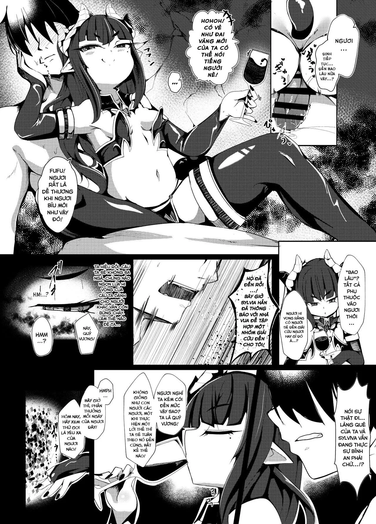 HentaiVN.net - Ảnh 15 - Yuusha, Ai ni Otsu [A Hero, Fallen By Love] - Oneshot