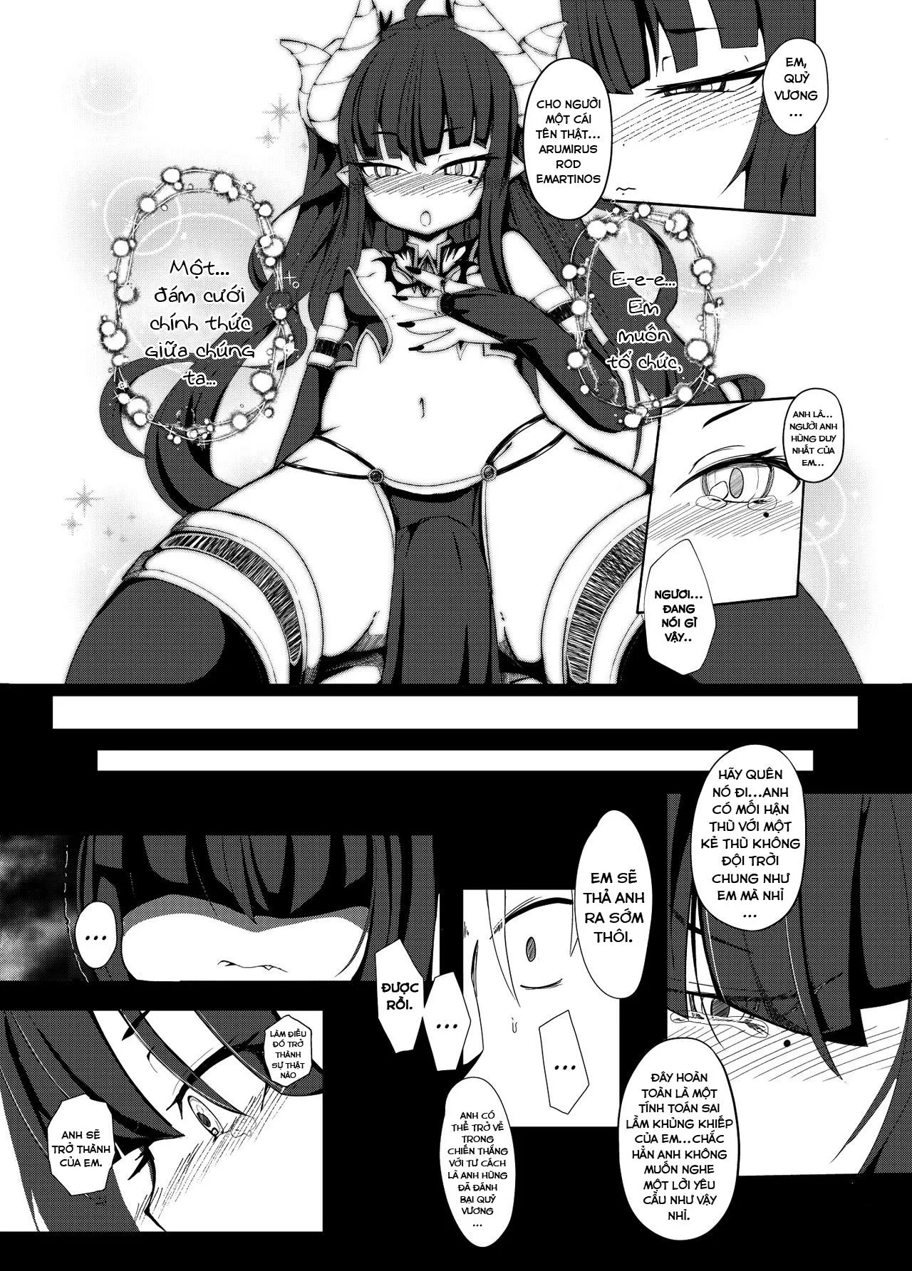 HentaiVN.net - Ảnh 22 - Yuusha, Ai ni Otsu [A Hero, Fallen By Love] - Oneshot