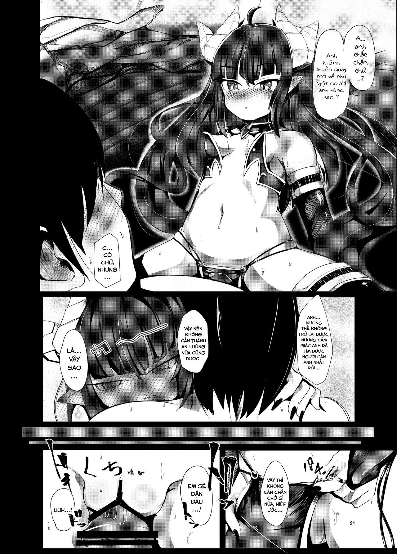 HentaiVN.net - Ảnh 23 - Yuusha, Ai ni Otsu [A Hero, Fallen By Love] - Oneshot