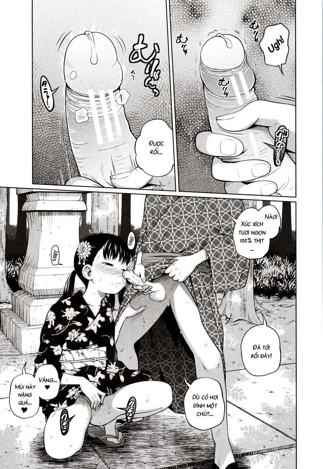 HentaiVN.net - Ảnh 9 - Festival in Yukata [Yukata de Omatsuri] - Oneshot