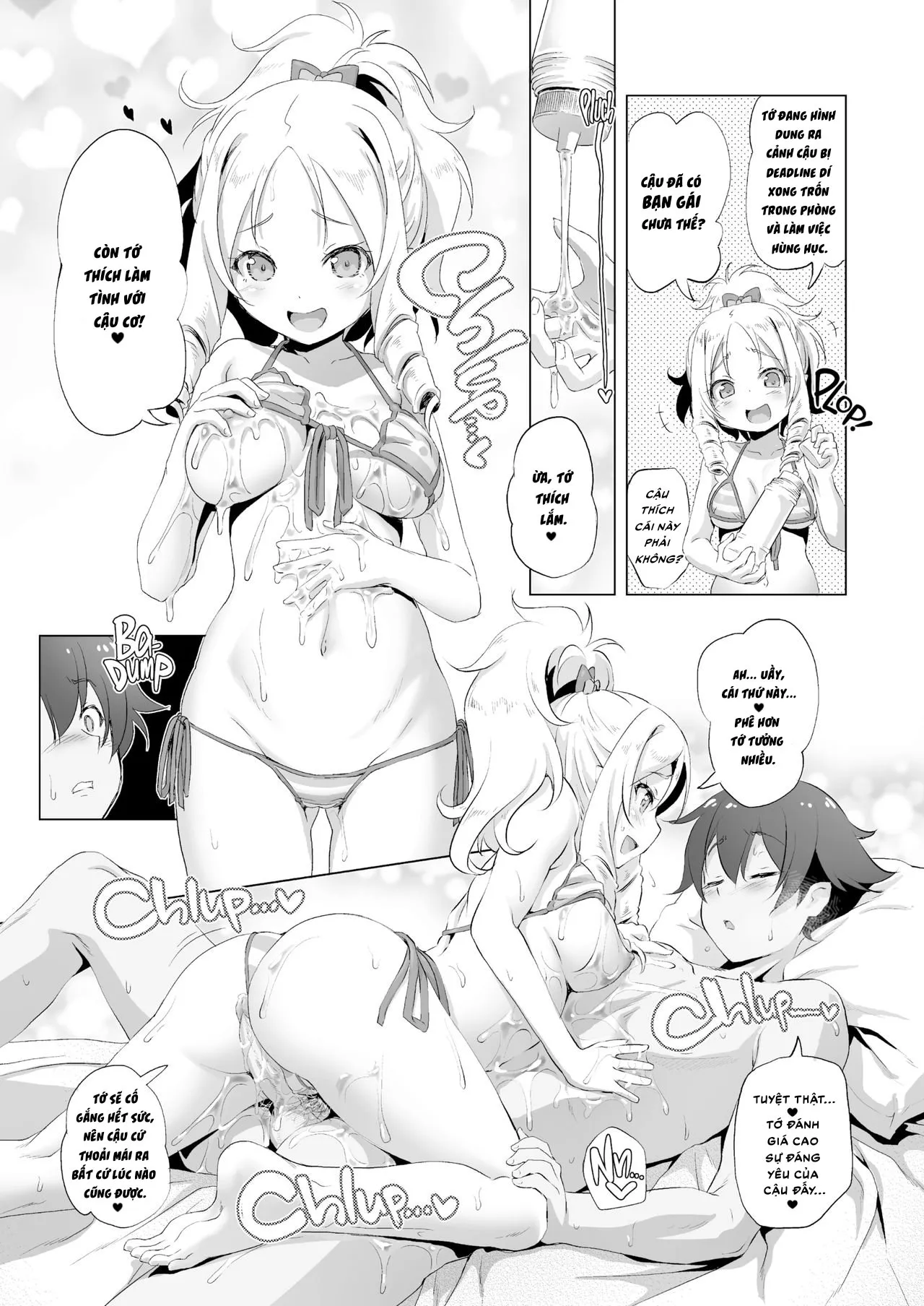 HentaiVN.net - Ảnh 12 - “Chạy deadline” cùng cô nàng Elf [Elf Sensei no Eromanga | Elf Sensei's Eromanga] - Oneshot không che