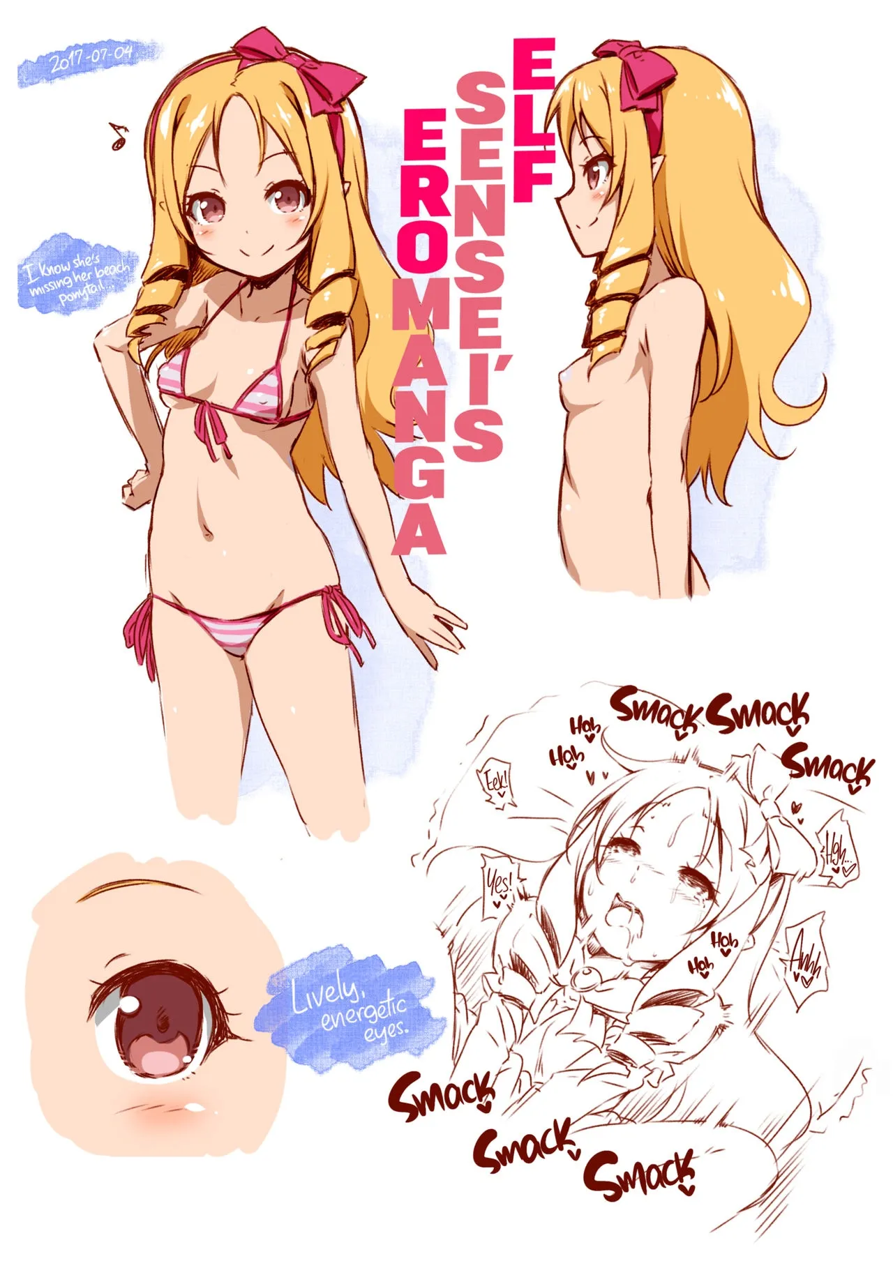 HentaiVN.net - Ảnh 20 - “Chạy deadline” cùng cô nàng Elf [Elf Sensei no Eromanga | Elf Sensei's Eromanga] - Oneshot không che