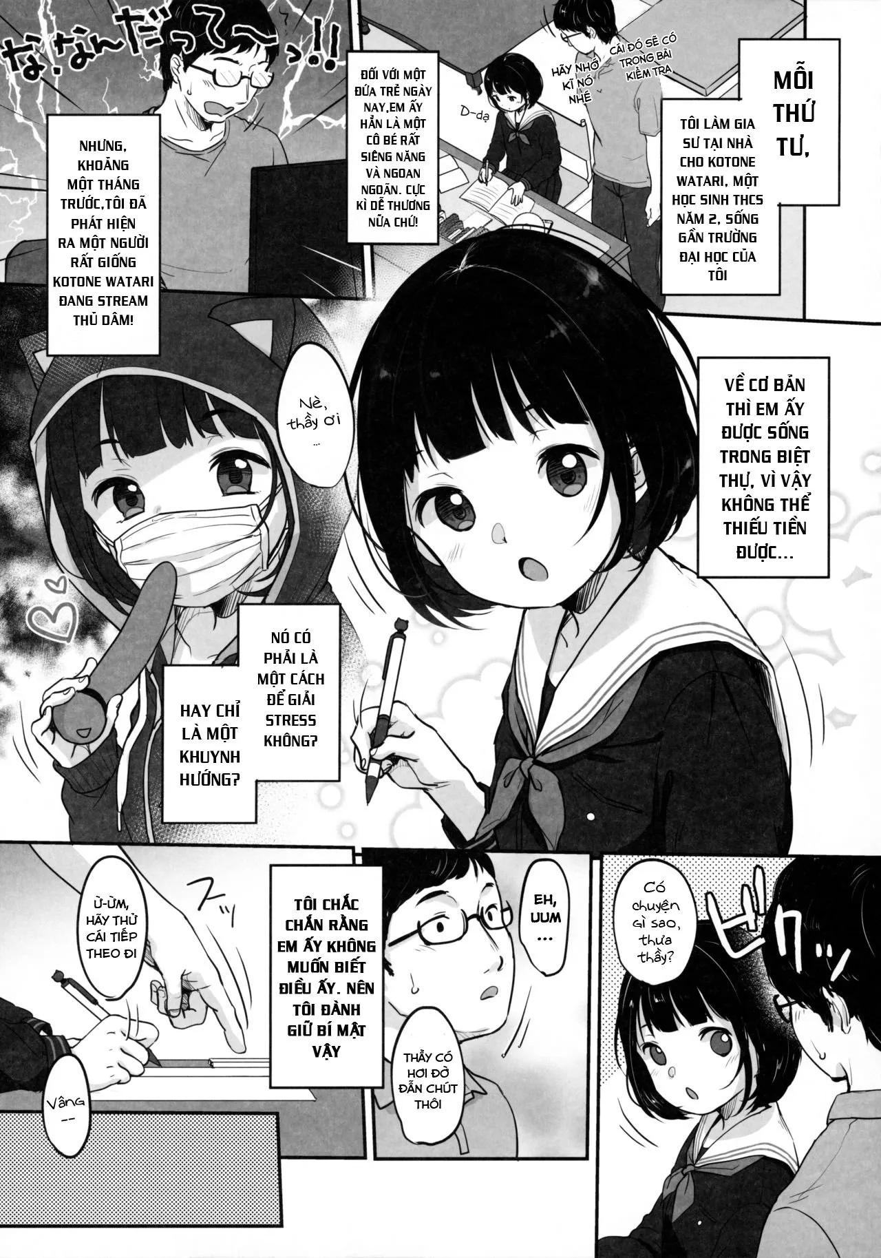 HentaiVN.net - Ảnh 6 - Wednesday's Erotic Stream [Suiyoubi no Ero Haishin] - Oneshot