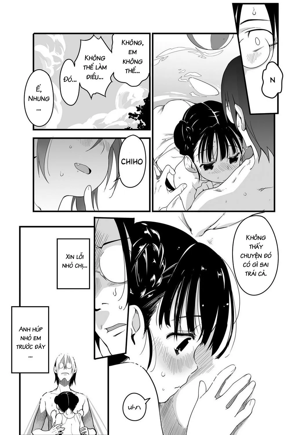 HentaiVN.net - Ảnh 9 - Pháo Hoa, Nên Ngắm Cùng Chị Gái Hay Em Gái? [Fireworks, Should we see it with the elder sister or the younger sister?; Uchiage Hanabi, Ane to Miruka? Imouto to Miruka?] - Oneshot