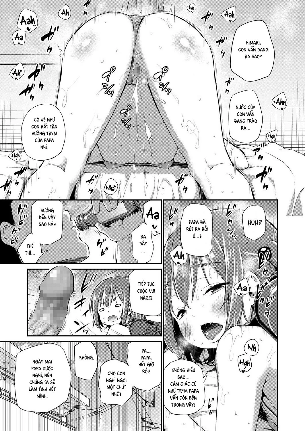 HentaiVN.net - Ảnh 15 - Father and Daughter's Sex Education [Papa to Musume no Gimukyouiku Ecchi] - Oneshot