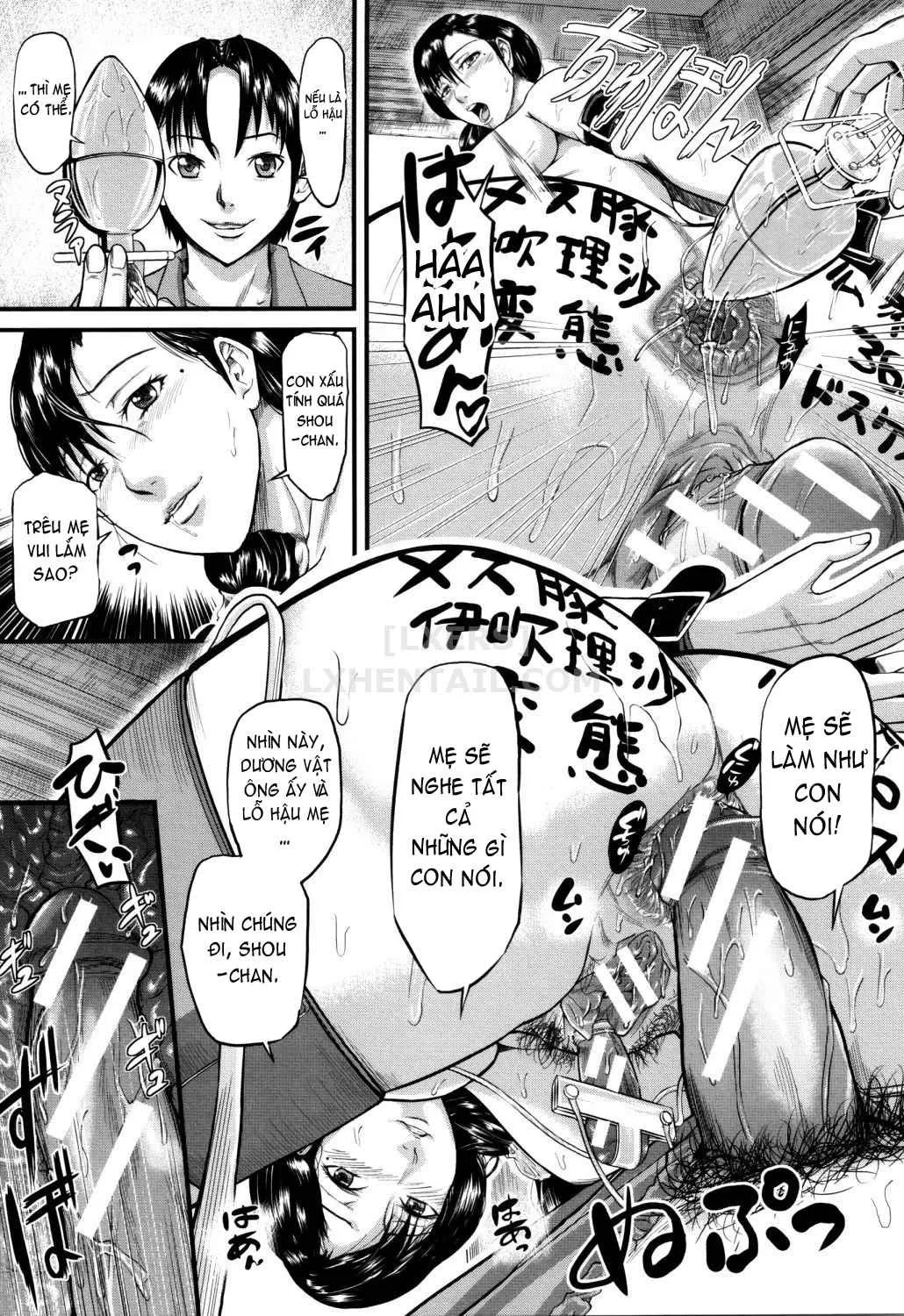 HentaiVN.net - Ảnh 25 - Onna Jigoku, Niku No Tsubo Hentairui Inranka Mesubuta Ichidaiki - Chap 1