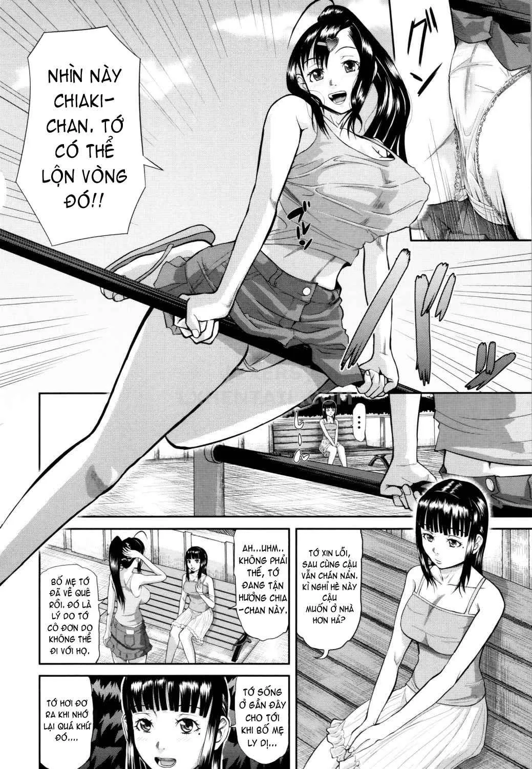 HentaiVN.net - Ảnh 5 - Onna Jigoku, Niku No Tsubo Hentairui Inranka Mesubuta Ichidaiki - Chap 3