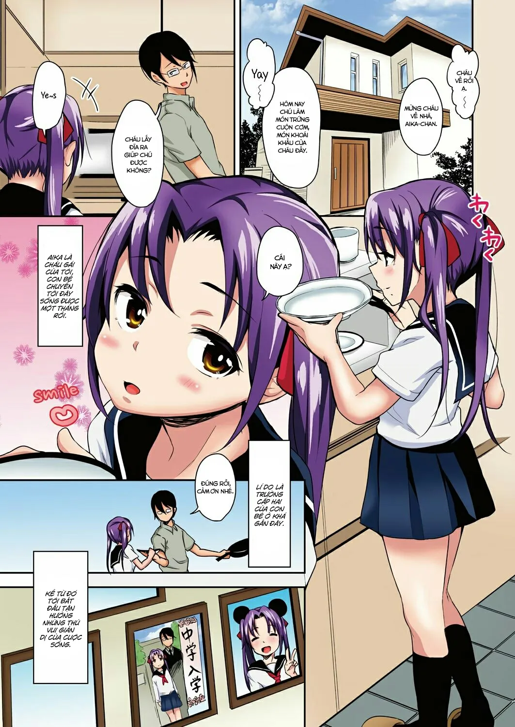 HentaiVN.net - Ảnh 3 - Aika to Oji-san ~Neteiru Aida ni Hanayome Shugyou~ - Chap 1