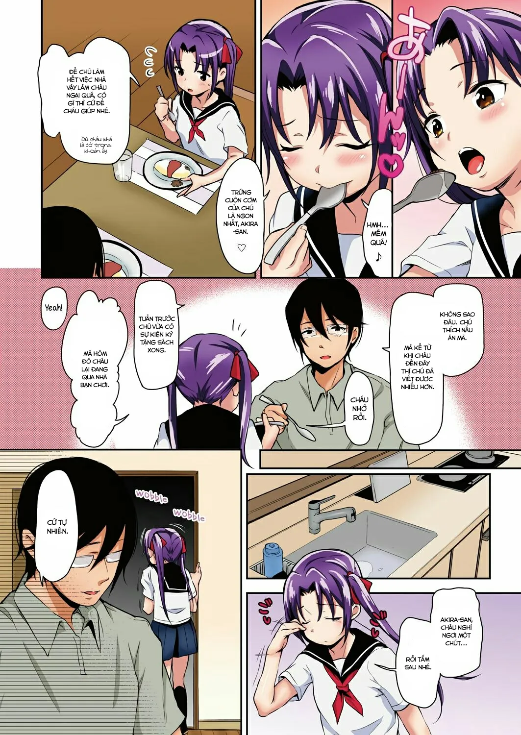 HentaiVN.net - Ảnh 4 - Aika to Oji-san ~Neteiru Aida ni Hanayome Shugyou~ - Chap 1