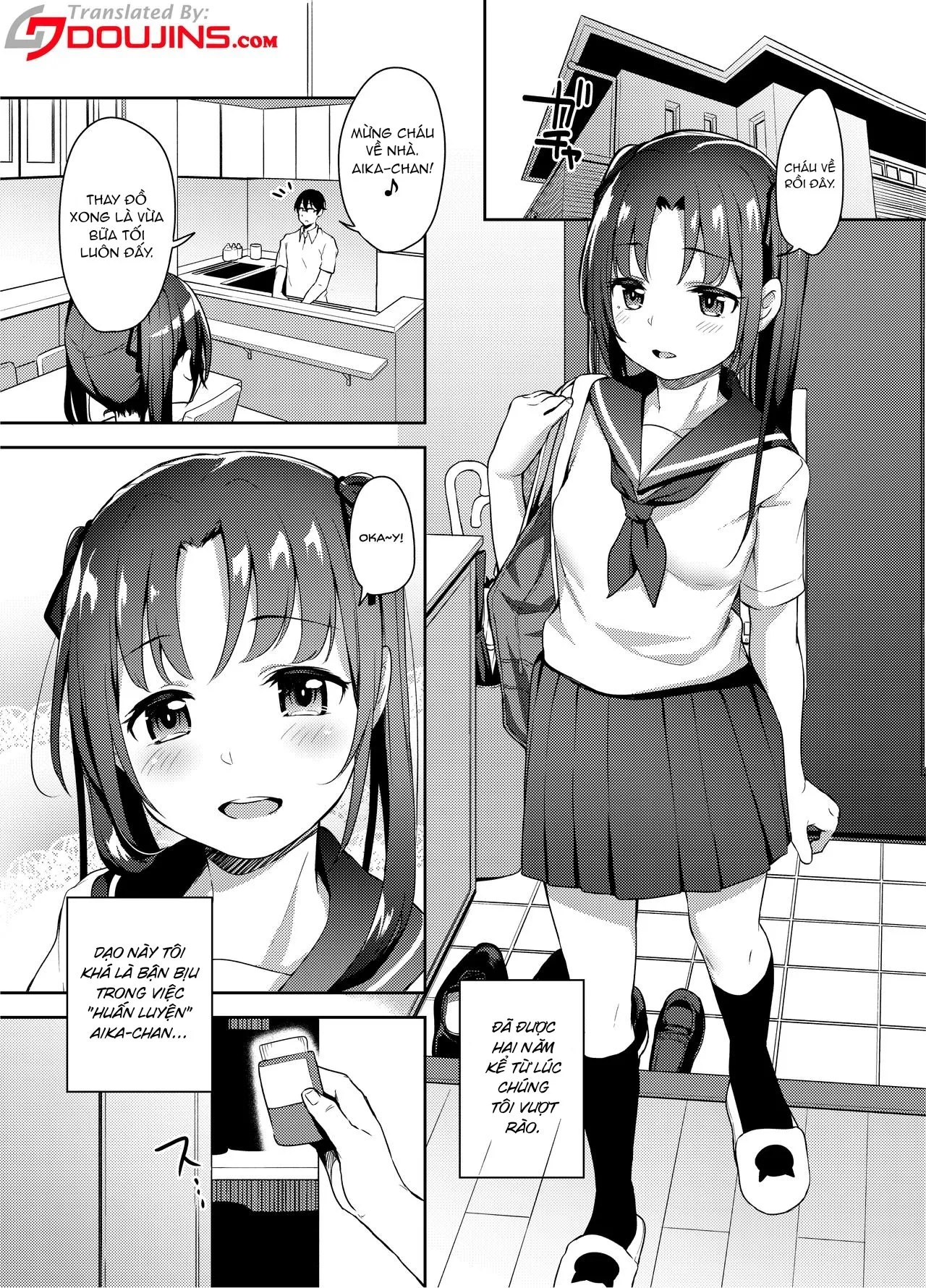 HentaiVN.net - Ảnh 5 - Aika to Oji-san ~Neteiru Aida ni Hanayome Shugyou~ - Chap 2