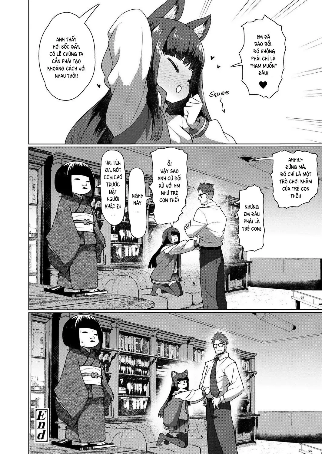 HentaiVN.net - Ảnh 28 - The Professor and the Bakeneko [Kyouju to Bakeneko] - Oneshot