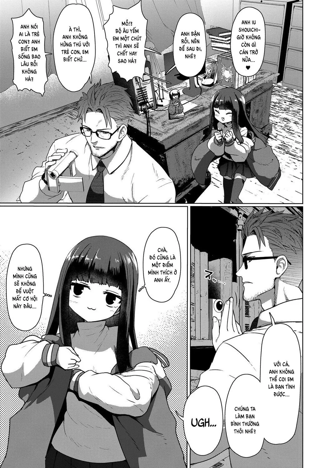 HentaiVN.net - Ảnh 5 - The Professor and the Bakeneko [Kyouju to Bakeneko] - Oneshot