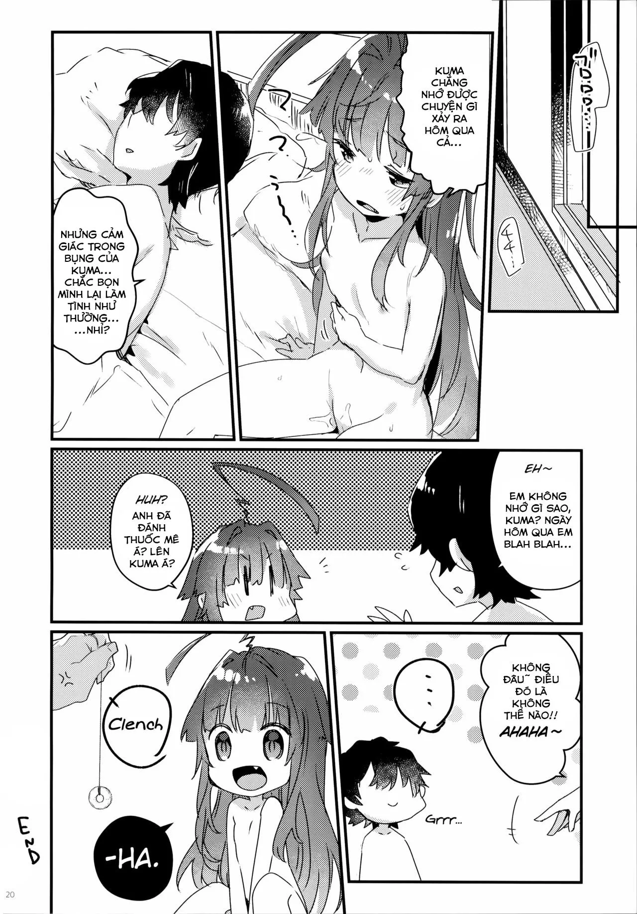 HentaiVN.net - Ảnh 18 - Zettai Saimin Nante Kakaranai Kuma! [There's Absolutely no way Kuma could be Hypnotized!] - Oneshot