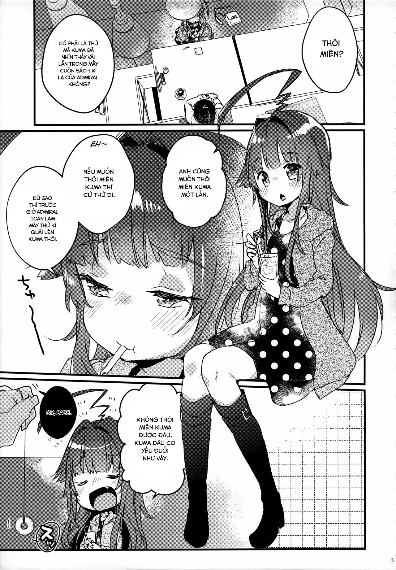HentaiVN.net - Ảnh 3 - Zettai Saimin Nante Kakaranai Kuma! [There's Absolutely no way Kuma could be Hypnotized!] - Oneshot