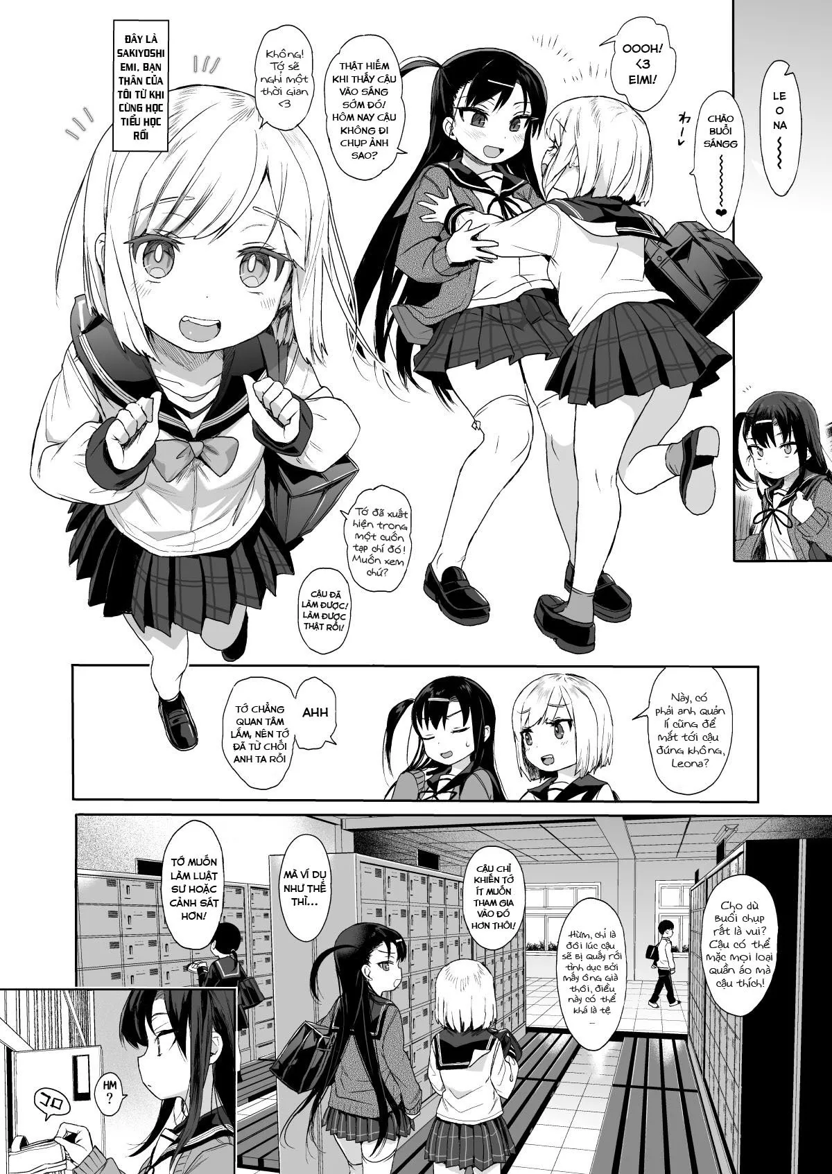 HentaiVN.net - Ảnh 3 - JC Roshutsu de Seikyouiku [Teaching a Junior High School Girl Sex-Ed with Exhibitionism] - Chap 2