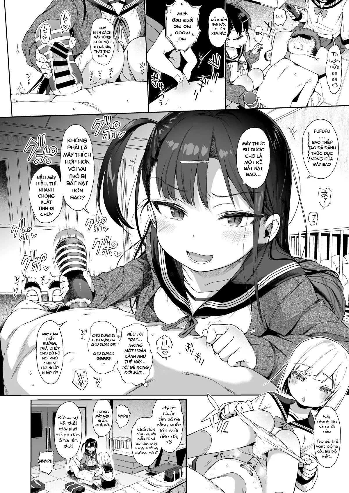 HentaiVN.net - Ảnh 7 - JC Roshutsu de Seikyouiku [Teaching a Junior High School Girl Sex-Ed with Exhibitionism] - Chap 2