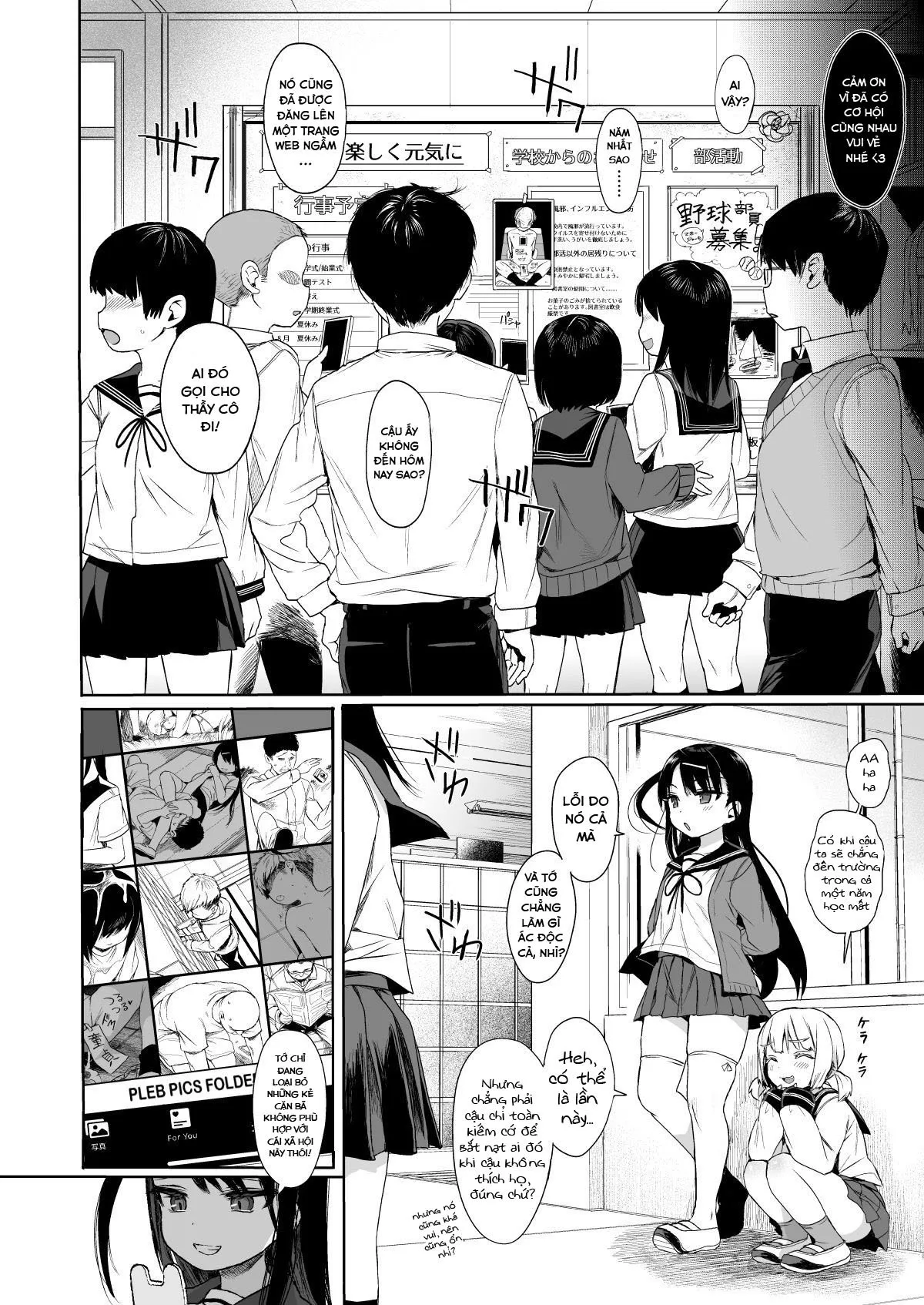 HentaiVN.net - Ảnh 9 - JC Roshutsu de Seikyouiku [Teaching a Junior High School Girl Sex-Ed with Exhibitionism] - Chap 2