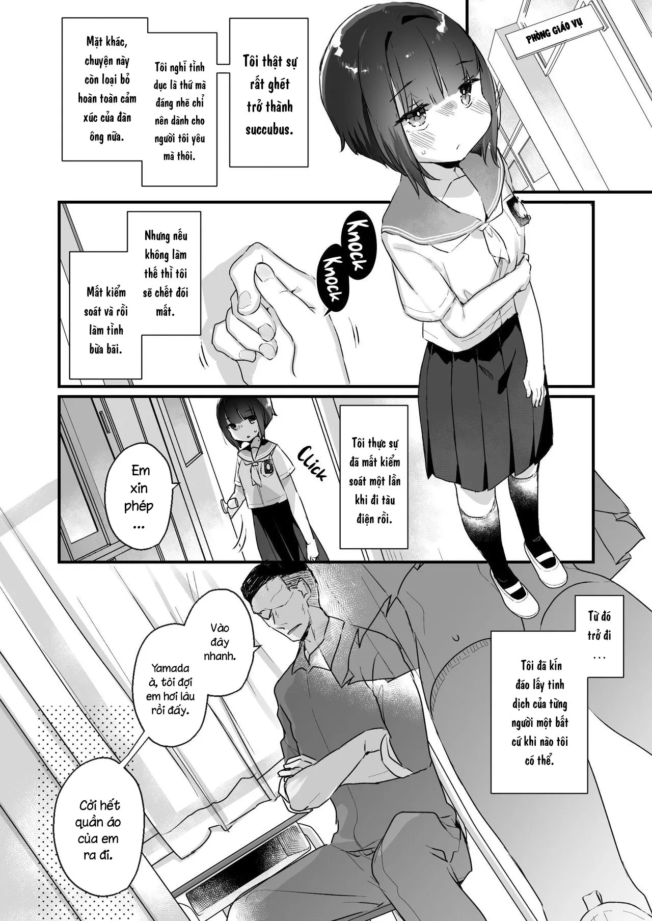 HentaiVN.net - Ảnh 6 - Tôi chuyển sinh thành Succubus [Naritakunai no ni Succubus ni Natte Shimatta Yamada-san] - Oneshot