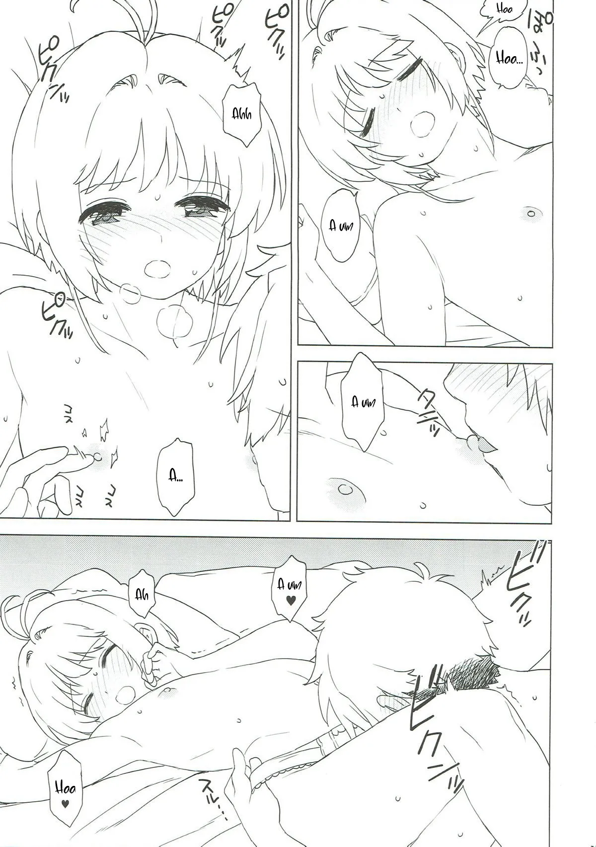 HentaiVN.net - Ảnh 14 - Làm video cùng Sakura và Syaoran [Sakura to Syaoran to Okazu Tsukuri] - Oneshot