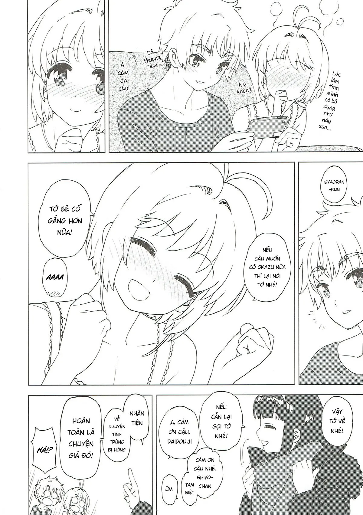 HentaiVN.net - Ảnh 25 - Làm video cùng Sakura và Syaoran [Sakura to Syaoran to Okazu Tsukuri] - Oneshot