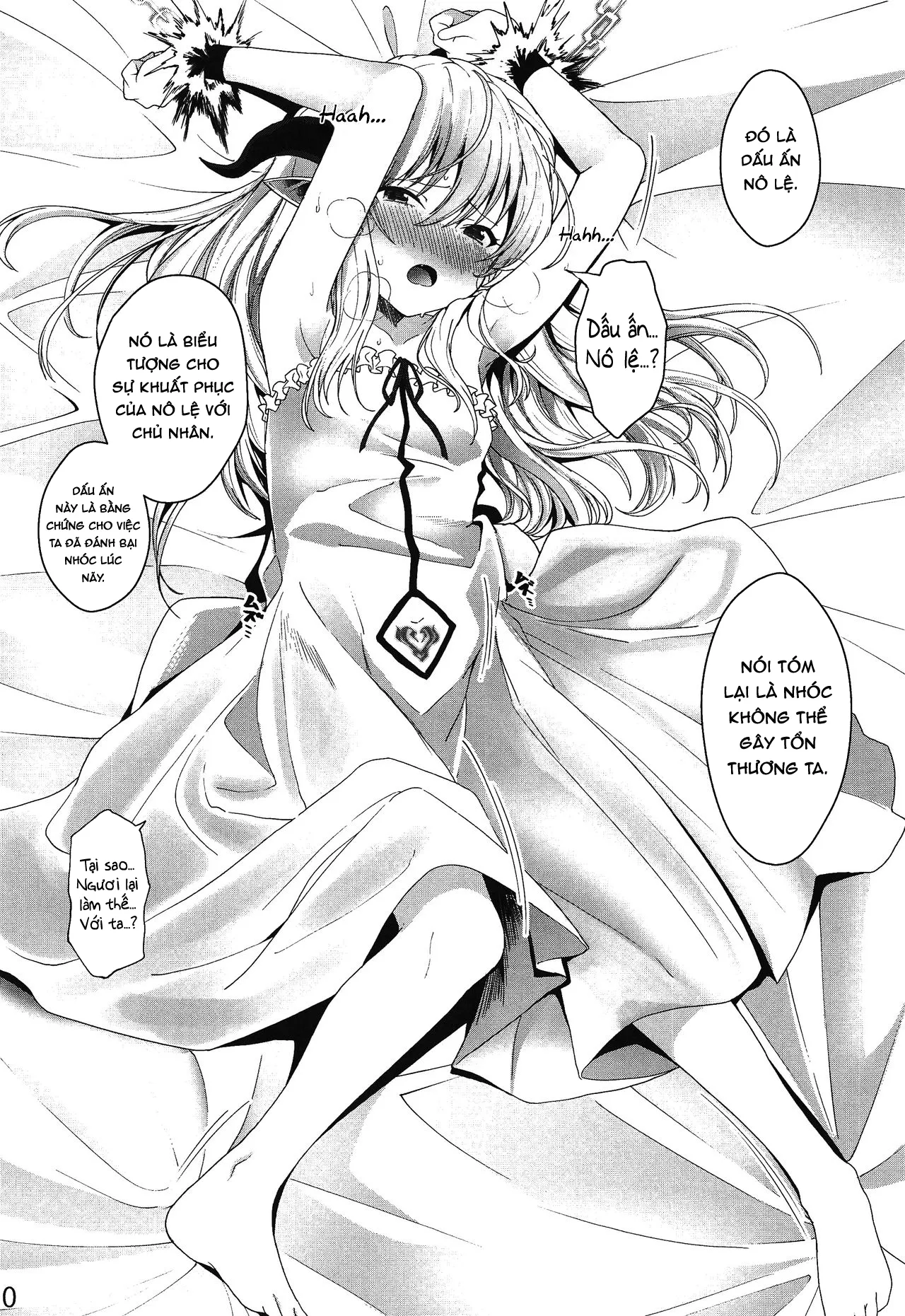 HentaiVN.net - Ảnh 10 - Yuusha no Dorei Inmon ga Maou no Musume o Youshanaku Osou! - Oneshot