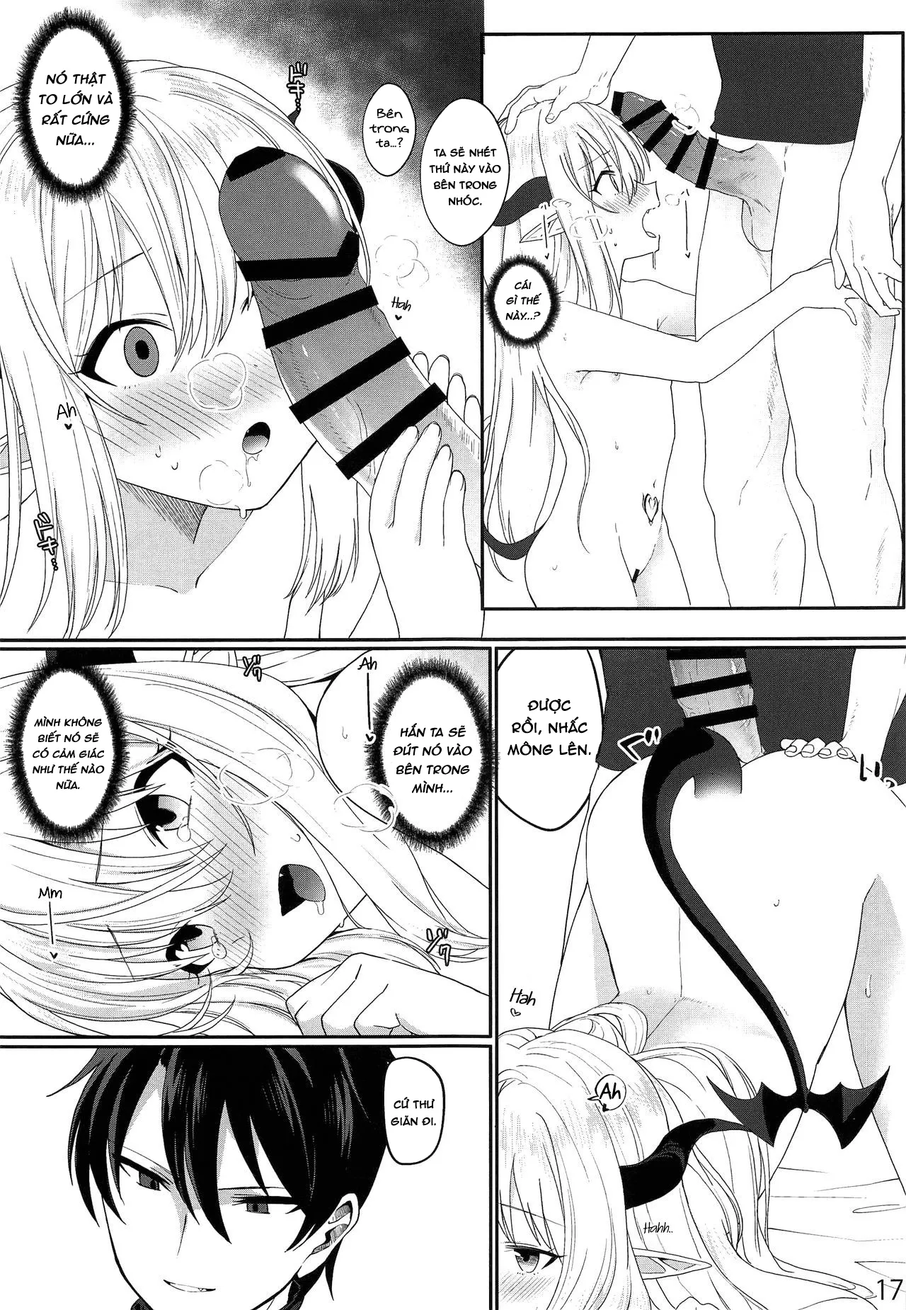 HentaiVN.net - Ảnh 17 - Yuusha no Dorei Inmon ga Maou no Musume o Youshanaku Osou! - Oneshot