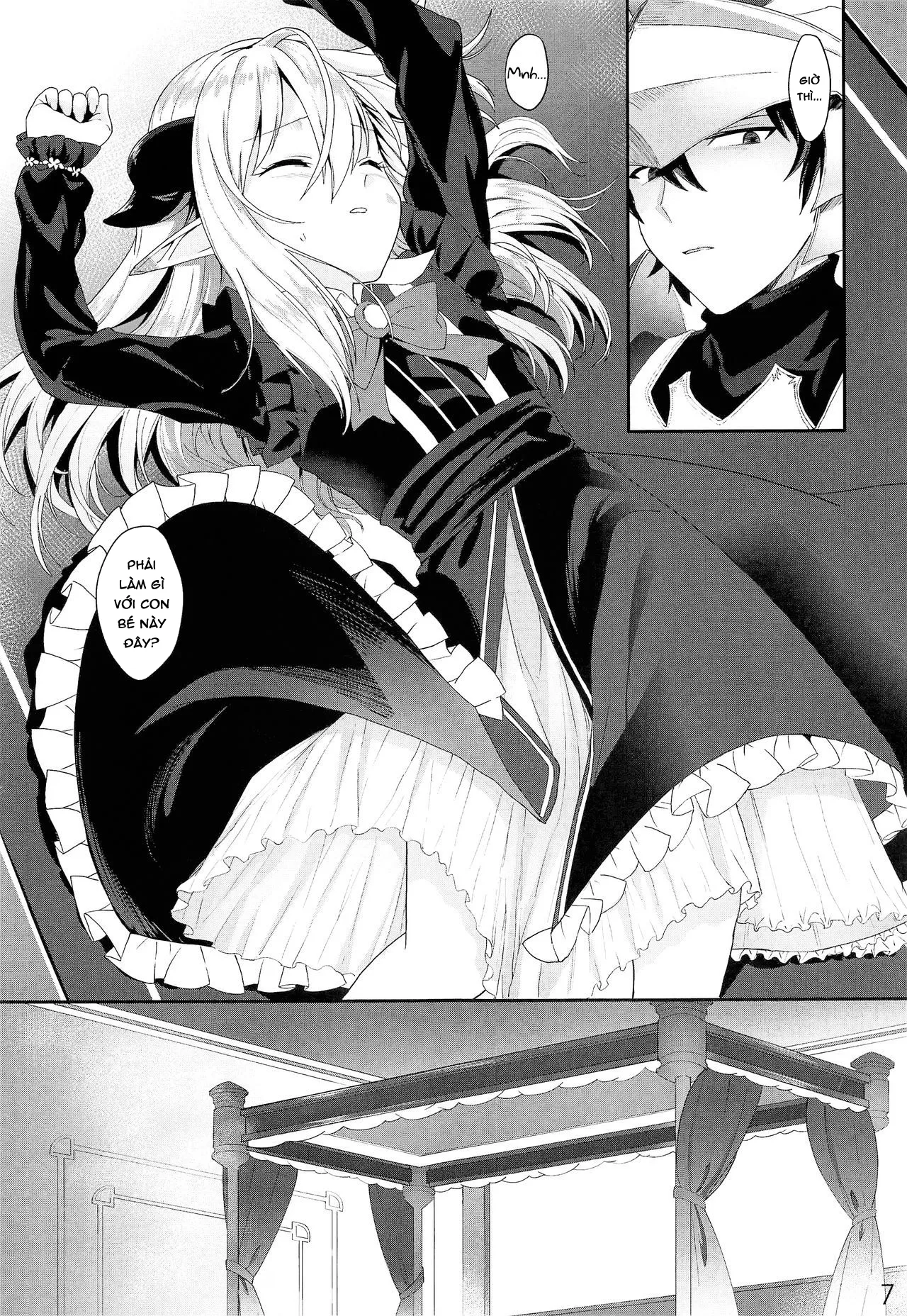 HentaiVN.net - Ảnh 7 - Yuusha no Dorei Inmon ga Maou no Musume o Youshanaku Osou! - Oneshot
