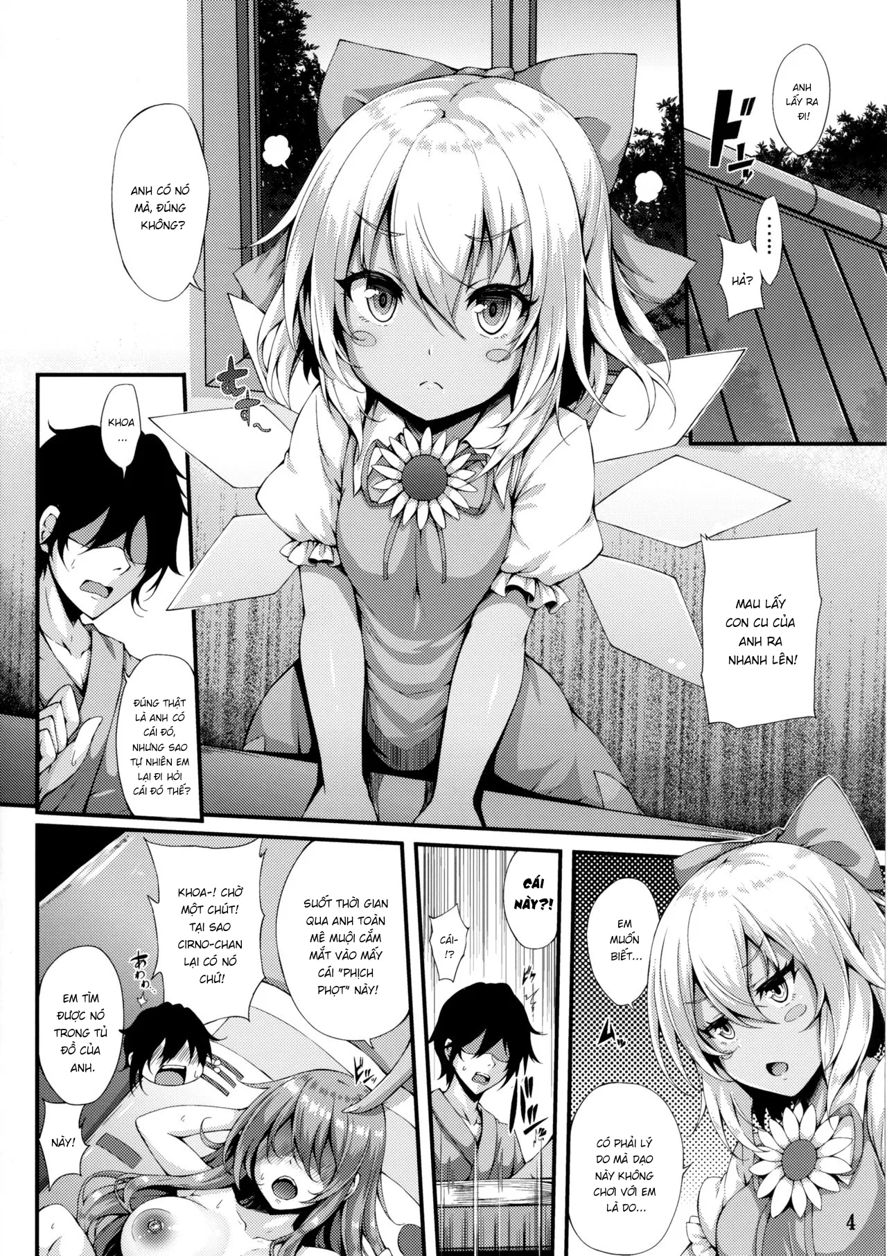HentaiVN.net - Ảnh 3 - Chơi cô tiên (Touhou Project) [Yousei Asobi | Fairy Play (Touhou Project)] - Oneshot