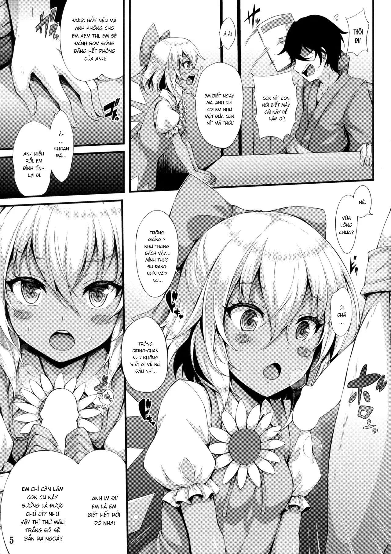 HentaiVN.net - Ảnh 4 - Chơi cô tiên (Touhou Project) [Yousei Asobi | Fairy Play (Touhou Project)] - Oneshot