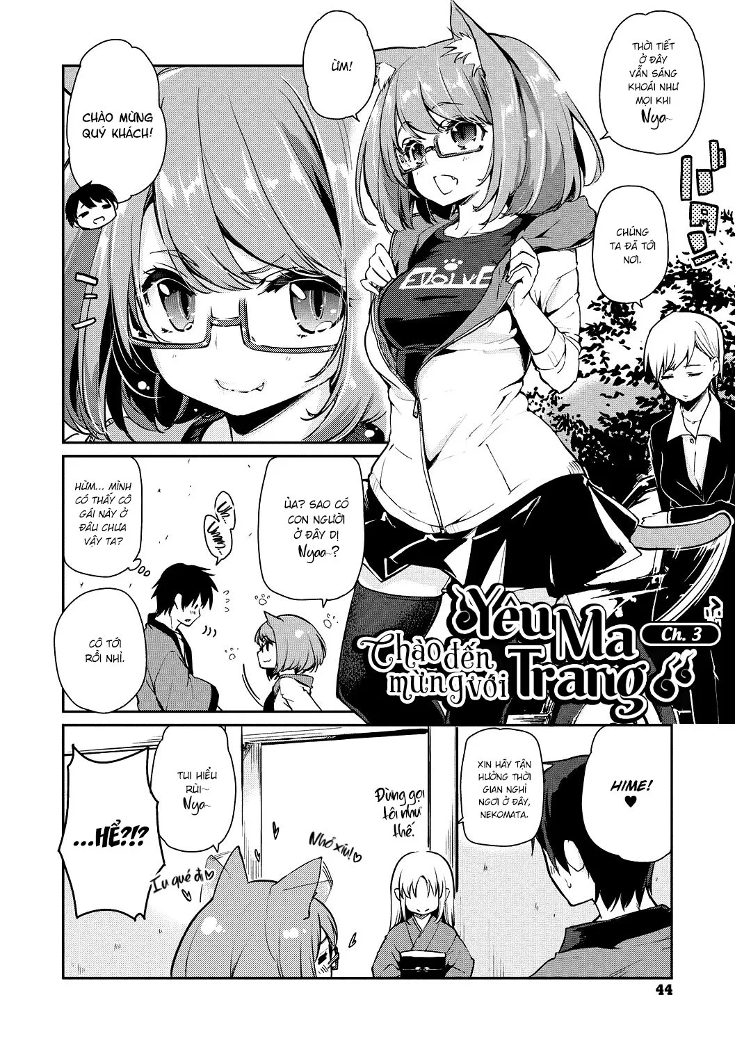 HentaiVN.net - Ảnh 3 - Chào mừng đến với Yêu Ma Trang! [Ayakashi-kan e Youkoso!] - Chương 3