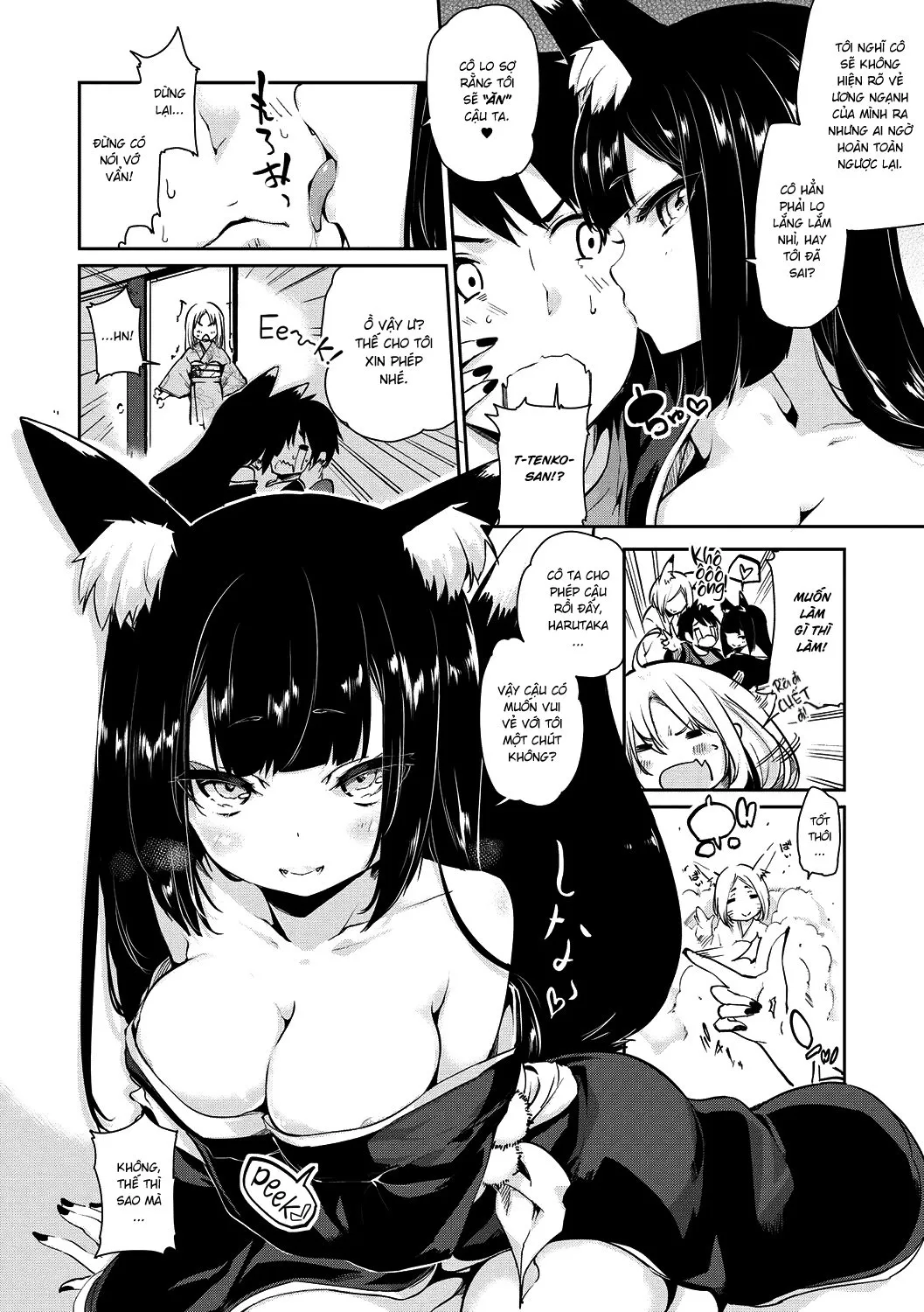 HentaiVN.net - Ảnh 5 - Chào mừng đến với Yêu Ma Trang! [Ayakashi-kan e Youkoso!] - Chương 4