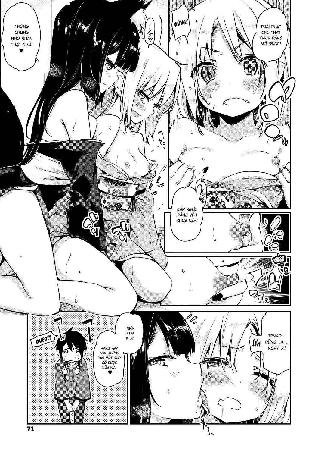 HentaiVN.net - Ảnh 8 - Chào mừng đến với Yêu Ma Trang! [Ayakashi-kan e Youkoso!] - Chương 4