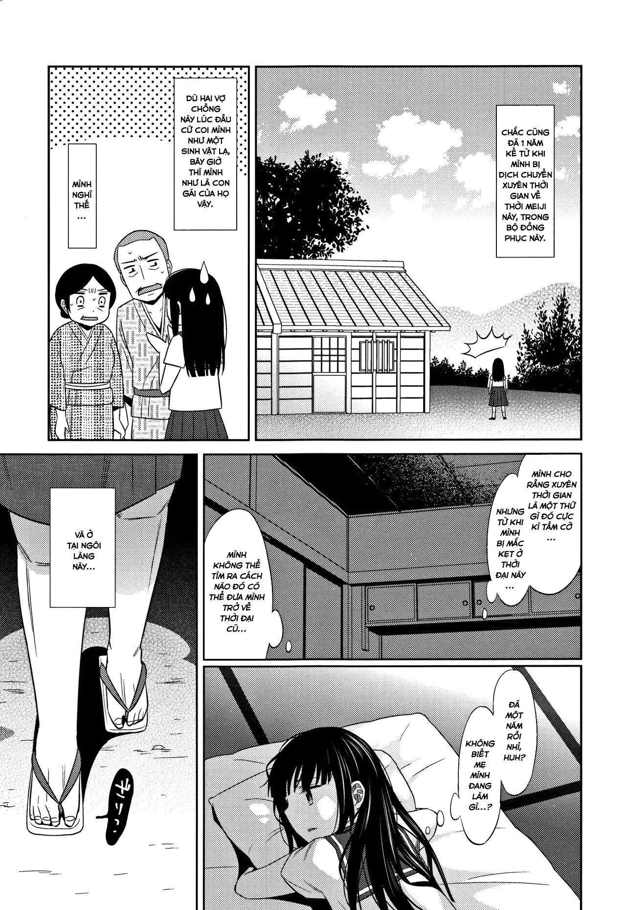 HentaiVN.net - Ảnh 7 - Heisei JC in Meiji Yobaimura - Chap 1