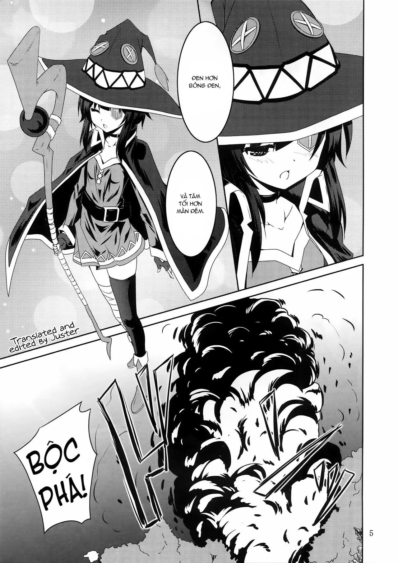 HentaiVN.net - Ảnh 4 - Megumin và quái vật xúc tu đáng sợ!!! [Megumin to Shokushu ni Syukufuku o! | Blessing upon Megumin and the Tentacles! (Kono Subarashii Sekai ni Syukufuku o!)] - Oneshot