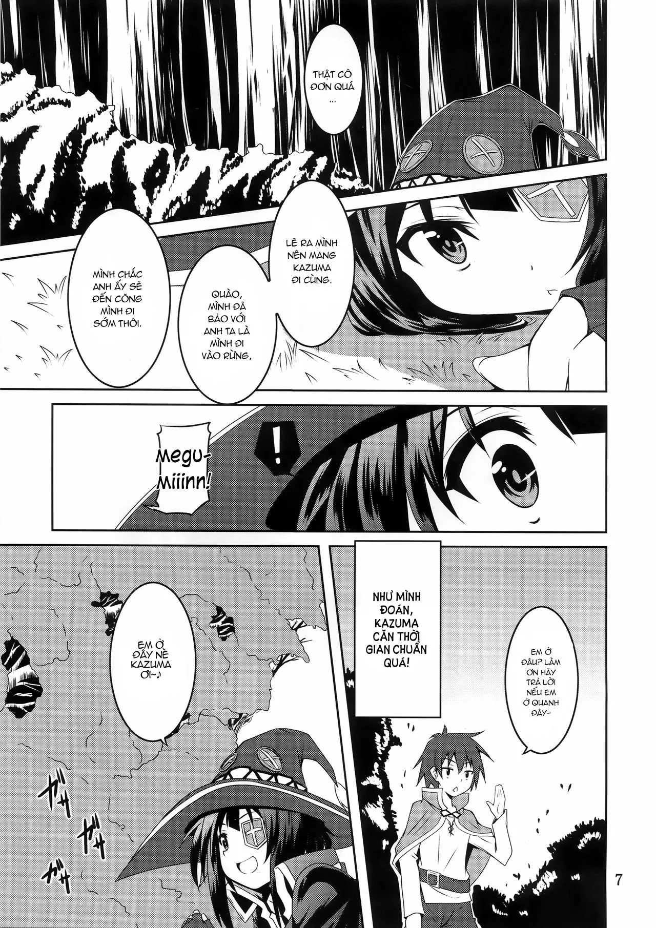 HentaiVN.net - Ảnh 6 - Megumin và quái vật xúc tu đáng sợ!!! [Megumin to Shokushu ni Syukufuku o! | Blessing upon Megumin and the Tentacles! (Kono Subarashii Sekai ni Syukufuku o!)] - Oneshot