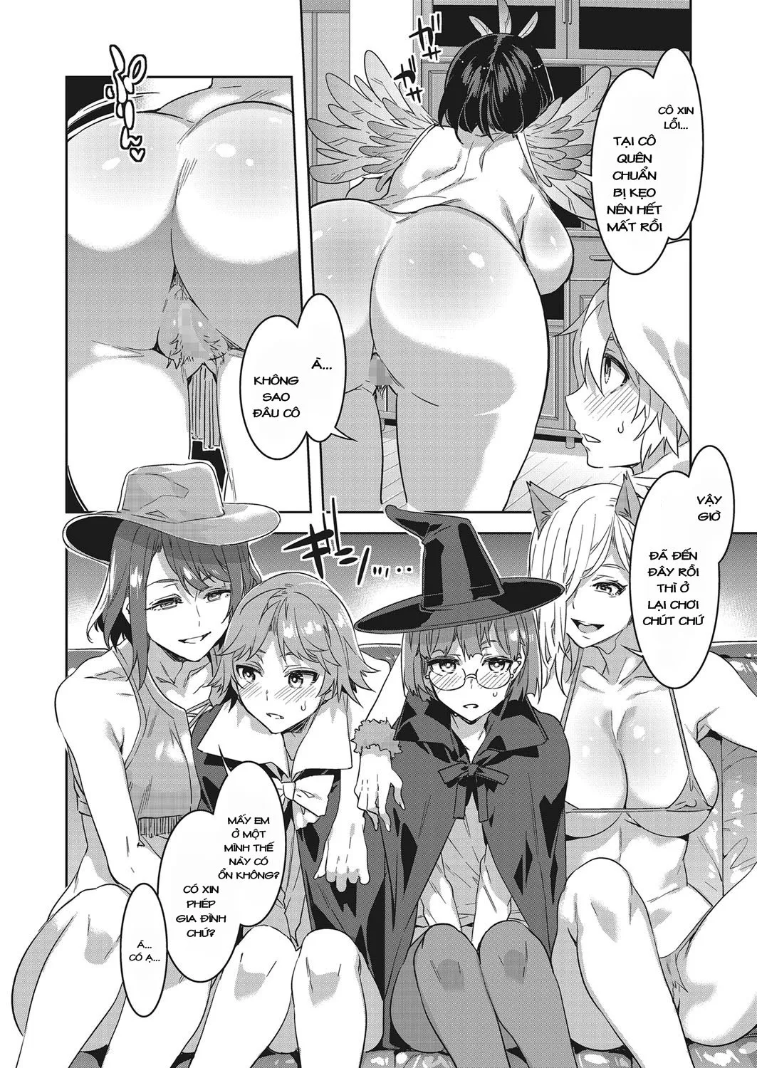 HentaiVN.net - Ảnh 6 - Halloween và đêm nhớ đời [Souma Ikka no Halloween, 槍間一家のハロウィン] - Oneshot cái đmm, tên lỗi đ fix kìa
