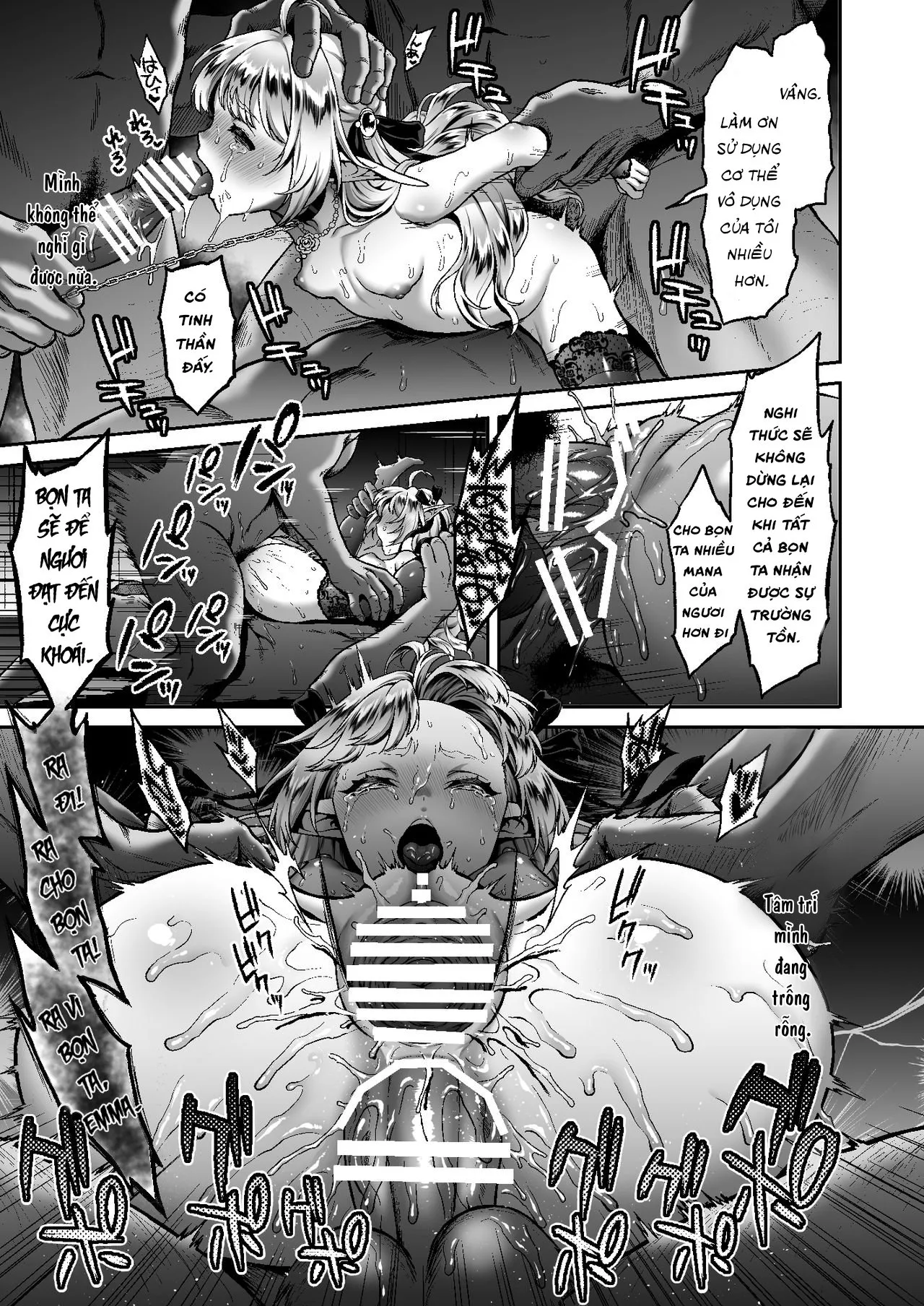 HentaiVN.net - Ảnh 22 - Nàng Elf bán Hoa dưới ánh hoàng hôn [Tasogare no Shou Elf 6] - Chap 6